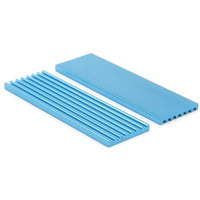 Tobo M.2 2280 Nvme Ssd Heatsink Cooler With Thermal Pad Alloy Aluminum Heat Sink Cooling Sink For Laptop, 70X22X3Mm, Light Blue Td-1228Pc