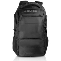 Police 35 Litre Office Laptop Backpack Bag For Man/Women Water Resistant College Bag For Boys Stylish Trendy And Durable - Black
