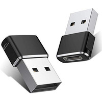 Rts (2 Pack Type C To Usb C Adapter Mini Usb Type C Adapter Plug, Type C Female To Usb A Male Charging Cable Converter Compatible For Iphone Se, 16 15 14 13 12 11 Mini Plus Pro Max Macbook Pro Ipad