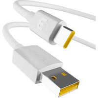 Myvn 65W Super Vooc Charge, Data Sync Fast Charging Type-C Cable Compatible For Realme Xt, Realme Xt 730G, Realme X2, Realme C12, Realme 6 Pro, Realme Narzo 20A, Realme 7, Realme 7 Pro - White