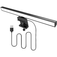 Techzere Plastic 13-Inch Laptop Monitor Screen Light Bar With Smart Touch Sensor Usb Powered 5W Led E-Reading Lamp Stepless Dimming 60-Min Timer No Screen Glare Eye Health Care Black