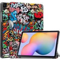 Proelite Case Cover For Samsung Galaxy Tab A 10.1 Inch Cover, Smart Trifold Flip Case Cover For Samsung Galaxy Tab A 10.1" T510/T515, Hippy
