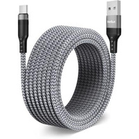 Verilux Type C Charging Cable 15W 3A Fast Charging Cable 16.4Ft Long Type C Charging Cable Data Cable Support 480Mbps Data Transmission Compatible With Phone, Tablet, Ps5