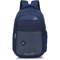 Martucci 36L Spacious Lightweight Polyester Laptop Backpack Unisex/College/School/Travel Backpack/Business Bag/Unisex Travel Backpack With Rain Cover (Compatible With Upto 17 Inch Laptop)(Navy Blue)