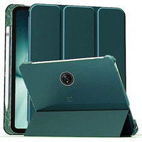 Proelite Cover For Oneplus Pad Cover, Transparent Flip Case Cover For Oneplus Pad 11.61 Inch 2023, Support Auto Sleep Wake With Pen Holder, Green