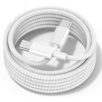 100Fit Google Pixel Original Type C To Type C Mobile Data Charging Cable For Pixel 8 Pro/8/8A/7 Pro/7/7A/6 Pro/6/6A/5/Chromebook Laptop/Buds/And Other Usb C Device Support For Nothing Phone 2/1, 30W