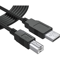 Fedus 3 Meter Usb Printer Cable, Usb A To Male To Usb B 2.0 Cable Cord Compatible With Printers, Scanner For Brother Dell, Hp, Epson, Canon, Xerox, Samsung, Epson-9.84 Feet