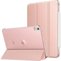 Proelite Case For Ipad Air 11 Inch M3/M2 2025/2024, Air 5Th Gen 2022/Ipad Air 4Th Gen 2020 10.9 Inch, Slim Hard Pc Translucent Back Shell Smart Cover Fit Ipad Air 11 M3/M2 & Air 10.9 Case, Rose Gold