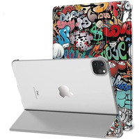 Proelite Case For Ipad Air 11 Inch M3/M2 2025/2024, Air 5Th Gen 2022/Ipad Air 4Th Gen 2020 10.9 Inch, Slim Hard Pc Translucent Back Shell Smart Cover Fit Ipad Air 11 M3/M2 & Air 10.9 Case, Hippy