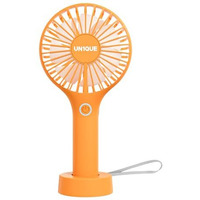 Un1Que Mini Handheld Fan, Brushless Motor Portable Hand Fan With Lanyard, 3 Speeds Small Fan, Usb Fan Rechargeable For Indoor And Outdoor Use By Women And Men, Table Fan Base Included