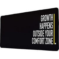 Seagull Flight Of Fashion Large Extended Mouse Pad Xxl With Non-Slip Rubber Base, Stitched Edge Mouse Mat For Laptop, Computer & Desk - 60 X 30 X 0.2 Cm - Outside Your Comfort Zone Quote