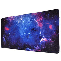 Seagull Flight Of Fashion Large Extended Mouse Pad Xxl With Non-Slip Rubber Base, Stitched Edge Mouse Mat For Laptop, Computer & Desk - 60 X 30 X 0.2 Cm - Galaxy