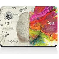 Pixelartz Laptop Skin Left & Right Brain Anatomy Hd Quality 15.6 Inches Multicolor