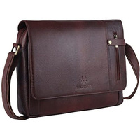 Wildhorn Genuine Leather Laptop Messenger Bag For Men | Stylish Office Bag With A Padded Laptop Compartment & Adjustable Strap | Designed To Fit Laptops Up To 14 Inches | Backed By A 1-Year Warranty