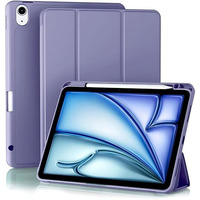 Proelite Case For For Apple Ipad Air 11 Inch M3/M2 2025/2024, Air 5Th/4Th Gen 10.9 Inch Pencil Cover For Ipad Air [Auto Sleep/Wake Cover] [Pencil Holder] [Soft Flexible Case] Recoil Serie, Lavender