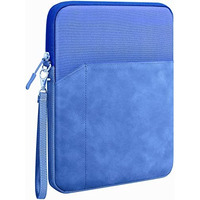 Proelite Polyester Tablet Sleeve Case Cover 12" To 13" For Apple Ipad Air 13/Pro 13/Pro 12.9 Samsung Galaxy Tab S7/S8/S9 Plus/S7/S9 Fe Plus 12.4", Lenovo Tab P12, Microsoft Surface Pro, Blue