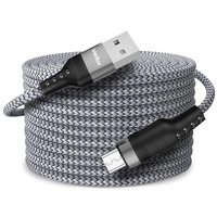 Verilux 10Ft/3M Micro Usb Cable, 5V/2A Micro Usb Cable Fast Charging, 480Mbps Data Sync Micro Usb Data Cable, Nylon Braided Charging Cable Micro Usb For Phone, Tablet, Micro Usb Port Enabled Mobile