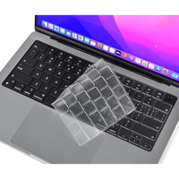 Oaky Keyboard Protector For 2025-2021 M4/M3/M2 Chip Macbook Air 13 Inch/Macbook Air 15 Inch [Model A3240 A3113 A2681 A3113 A2681 A3114 A2941] Dust-Proof Keyboard Skin Protector - Tpu Clear