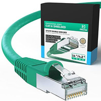 Ivoltaa Ethernet Cable Cat6A Cable Dual Shielded (Sf/Utp), 100% Copper, Professional Series - 10 Gbps Lan Network/High Speed Internet Cable, 550Mhz - 14 Feet (4.2 M)