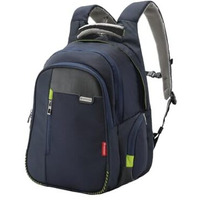 Harissons Sirius 45L Water Repellent Laptop Backpack For Men & Women | Fits 15.6 Inch Laptops, Built In Rain Cover, Ergo Grip Backstraps, External Usb & Headphone Port (Navy Blue)