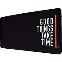 Seagull Flight Of Fashion Large Extended Xxxl Gaming Mouse Pad With Non-Slip Rubber Base, Stitched Edge Mouse Mat For Laptop, Computer - 80 X 30 X 0.3 Cm - Good Things Take Time