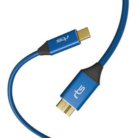 Rts Type-C To Micro B External Hard Disk Drive Hdd Cable (50Cm) Micro B To Usb C Cord 10Gbps Usb C To Portable Hard Disk Cable Compatible For Wd Seagate Hitachi Buffalo, Lacie, Ipad/Tablet, Iphone 15