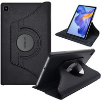 Cedo Honor Pad X8 (10.1 Inch) Flip Cover | Leather Finish | 360 Degree Rotate Back Cover | Shockproof Back Cover Case For Honor Pad X8 (10.1 Inch) (Black)