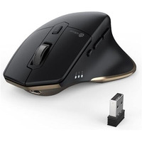 Iclever Bluetooth Mouse Md172, Wireless Mouse Dual Mode(Bluetooth+Usb), Multi-Devices Ergonomic Mouse With 5 Adjustable Dpi And 7 Buttons, Rechargeable Silent Mice For Laptop/Ipad/Macbook/Tablet/Pc