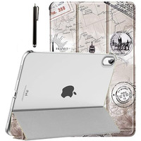 Proelite Cover For Apple Ipad (A16) 11Th/10Th Generation (2025/2022) Cover Case, Transparent Smart Case For Ipad 11Th/10Th Gen 2025/2022 (Supports Auto Sleep Wake) With Stylus Pen, Eiffel