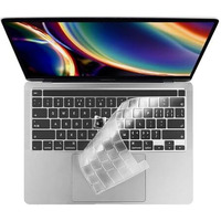 Eoocoo Keyboard Cover Skin Protector Compatible For Macbook Pro 13 Inch 2022-2020 M2 M1 A2338 A2289 A2251 & Applicable Only Macbook Pro 16 Inch A2141 2019 Release With Touch Bar&Retina Display - Clear