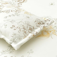 Jaipur Weaves Bedsheet King Size 100% Pure Cotton 180 Tc Bed Sheet With 2 Pillow Covers, Super Soft Cozy Bedsheets Set,108X108 Inches/ 9Ftx9Ft (Blossom Garden, Super King, Pack Of 1)