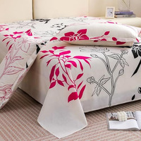 Story@Home Bedsheet For King Size Bed | 210Tc | White | Floral | 1 Piece Cotton Bedsheets For King Size Bed With 2 Pillow Covers (270 X270Cm) Perfect For Festive Gifting | 100% Cotton Bedsheet