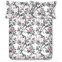 Bombay Dyeing King Size Cotton Bedsheet 164 Thread Count, Soft & Breathable, King Size: 274Cm X 274Cm With 2 Pillow Covers - Fka2409