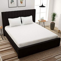 Story@Home Bedsheet For King Size Bed | Cotton Bedsheet | Satin King Size Bed Sheet Cotton With 2 King Size Pillow Covers(270 X 270Cm, White Bedsheet) King Bedsheet | Perfect For Home Decor | 300Tc