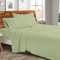 Bedsheet For Single Bed - Luxurious Microfiber Bed Sheets - Includes Pillowcases - Sage_Single