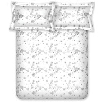Bombay Dyeing King Size Cotton Bedsheet 180 Thread Count, Soft & Breathable, King Size: 274Cm X 274Cm With 2 Pillow Covers - Vin14