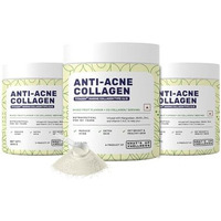 What's Up Wellness Anti-Acne Collagen|Certified Marine Titagen Collagen With Mangosteen & Biotin|Reduces Adult Acne|For Men & Women|Mixed Fruit|Pack Of 3, Powder, 3 Count, 25 Servings