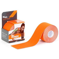 Tmax Cotton Kinesiology Tape  Elastic Sports Tape For Muscle Support, Pain Relief, And Joint Stability  5 Cm X 5 M Roll, (Orange)