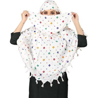 Vasttram Women's Soft Stylish Reyon Cotton Scarf Cum Mask Usable For Head Cover For Girls Driver Anti Pollution Full Face Cover With Uv Sun Rays Protection