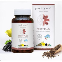 Purely Yours Prost Plus For Men - Prostate Care Capsules, Safe Natural & Ayurvedic Care For Inflammation, Burning, Irritation & Frequent Urination - 60 Capsules