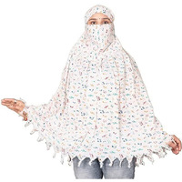 Vasttram Women's Soft Stylish Reyon Cotton Scarf Cum Mask Usable For Head Cover For Girls Driver Anti Pollution Full Face Cover With Uv Sun Rays Protection