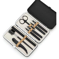 Beaut Secrets 8 Pcs Tweezers For Hair Remover, Eyebrow Plucker Kit, Tweezer Set, Eyebrow Scissors,Eyebrow Trimmer Razor, Brush And Comb, Eyebrow Pencil, Face Razor For Woman
