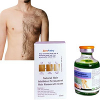 Painless Permanent Hair Remove Gel Painless Growth Remove And Gently Dark Spot Remover 90 Days Permanently Facial Gel For Women And Men With Natural Herbs Growth Stop For Body, Private Parts, And Underarm Clear .35Ml