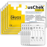 Juschek Doa 10 Panel Urine Drug Test Kit (Pack Of 5 Tests)