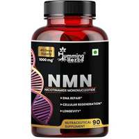 Humming Herbs Nmn Pure Supplement 1000Mg  Nicotinamide Mononucleotide For Cellular Energy, Dna Repair & Longevity  90 Capsules
