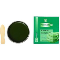Absolute 21 Professional Aloe Vera Facial Peel Off Katori Wax 80 Gm For Face (Pack Of 2)