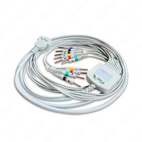 Otica Ecg Cable 10 Lead 4Mm Banana Type Pin Compatible With All Brands Ecg Machine (Non Screw Type, Only Ecg Cable)