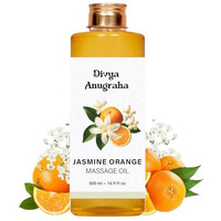 Divya Anugraha Massage Oil Seductive, Sensual Oil For Date Nights Intimate, Romantic Massage Oil For Couples. Non-Sticky Formula, 100% Natural (500 Ml, Mint Lavneder)