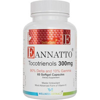 Asterveda Wellness Extract Tocotrienols Deltagold Eannatto 300 Mg - 60 Softgel Capsules