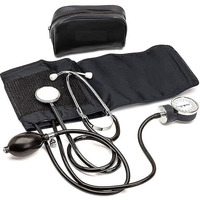 Aneroid Blood Pressure Monitor For Personal And Professional Use With Upper Arm Cuff  Accurate And Reliable Blood Pressure Measurement (Black)